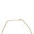 Gargantilha Choker Aro Ouro 18k Corda de Violão - Imagem 11