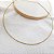 Gargantilha Choker Aro Ouro 18k Corda de Violão - Imagem 7