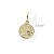 Pingente Medalha Batismo Ouro 18k - Imagem 3