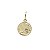 Pingente Medalha Batismo Ouro 18k - Imagem 1
