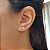 Kit 3 Pares de Brincos Ponto de Luz Prata 925 com Zircônia - Imagem 7