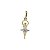 Pingente Bailarina Ouro 18k Dois Tons - Imagem 1