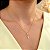 Pingente Bailarina Ouro 18k Dois Tons - Imagem 6