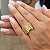 Anel Vazado Largo Ouro 18k Diamantado com Zircônias - Imagem 8