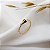 Anel Terço Nossa Senhora Aparecida Ouro 18k com Zircônia Azul - Imagem 2