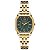 Relógio Euro Feminino Mini Dourado Mostrador Verde EU2035ZDU/4V - Imagem 1