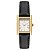 Relógio Technos Feminino Mini Dourado Couro Preto 2036NCI/0K - Imagem 1