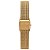 Relógio Technos Feminino Style Dourado Branco VX10AK/1B - Imagem 2