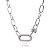 Gargantilha Choker Elos Prata 925 com Zircônias - Imagem 3