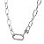 Gargantilha Choker Elos Prata 925 com Zircônias - Imagem 1