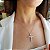 Colar Cruz Prata 925 com Moissanite - 45cm - Imagem 6