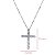 Colar Cruz Prata 925 com Moissanite - 45cm - Imagem 3