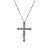 Colar Cruz Delicada Prata 925 com Moissanite - Imagem 1