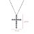 Colar Cruz Delicada Prata 925 com Moissanite - Imagem 3