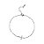 Pulseira Cruz Prata 925 com Moissanite - Imagem 1