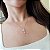 Colar Cruz Delicada Prata 925 com Moissanite - Imagem 4