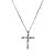 Colar Cruz Delicada Prata 925 com Moissanite - Imagem 1