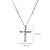 Colar Cruz Delicada Prata 925 com Moissanite - Imagem 3