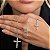 Colar Cruz Delicada Prata 925 com Moissanite - Imagem 9