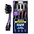 Kit Escova Dental Oral-B Advanced 5 Ações Carvão Pack C/ 4 - Imagem 1