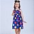 Vestido infantil estampa tema de bolinhas modelo ciganinha - Imagem 2