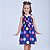 Vestido infantil estampa tema de bolinhas modelo ciganinha - Imagem 4