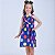 Vestido infantil estampa tema de bolinhas modelo ciganinha - Imagem 5