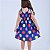 Vestido infantil estampa tema de bolinhas modelo ciganinha - Imagem 7