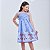 Vestido infantil estampa de Borboletas modelo ciganinha - Imagem 2
