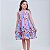 Vestido infantil estampa de Borboletas modelo ciganinha - Imagem 7