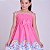 Vestido infantil estampa chuva de amor modelo ciganinha - Imagem 7