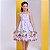 Vestido infantil cores pinturas coloridos modelo ciganinha - Imagem 1