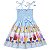 Vestido infantil temático doces balinhas modelo ciganinha - Imagem 1