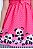 Vestido infantil estampa do ursinho Panda modelo ciganinha - Imagem 7