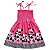 Vestido infantil estampa do ursinho Panda modelo ciganinha - Imagem 1