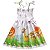 Vestido infantil estampa do Safari modelo ciganinha - Imagem 1
