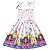 Vestido infantil estampa da Sereia modelo ciganinha - Imagem 1