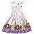 Vestido infantil estampa da Sereia modelo ciganinha - Imagem 5