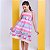 Vestido infantil estampa tema do Unicórnio modelo ciganinha - Imagem 4