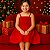 Vestido infantil menina vermelho de alcinha modelo ciganinha - Imagem 7