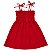 Vestido infantil menina vermelho de alcinha modelo ciganinha - Imagem 1