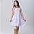 Vestido infantil menina Branco de alcinha modelo ciganinha - Imagem 5