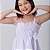 Vestido infantil menina Branco de alcinha modelo ciganinha - Imagem 7