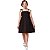 Vestido infantil menina cor Preto alcinha modelo ciganinha - Imagem 9