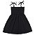 Vestido infantil menina cor Preto alcinha modelo ciganinha - Imagem 1
