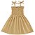Vestido infantil menina cor Bege de alcinha modelo ciganinha - Imagem 8