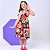 Vestido infantil menina estampa de Gatinho modelo alcinha - Imagem 3