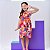 Vestido infantil menina estampa Alegre modelo alcinha zíper - Imagem 3