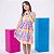 Vestido infantil menina estampa de Pirulito modelo alcinha - Imagem 1