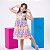 Vestido infantil menina estampa de Pirulito modelo alcinha - Imagem 2